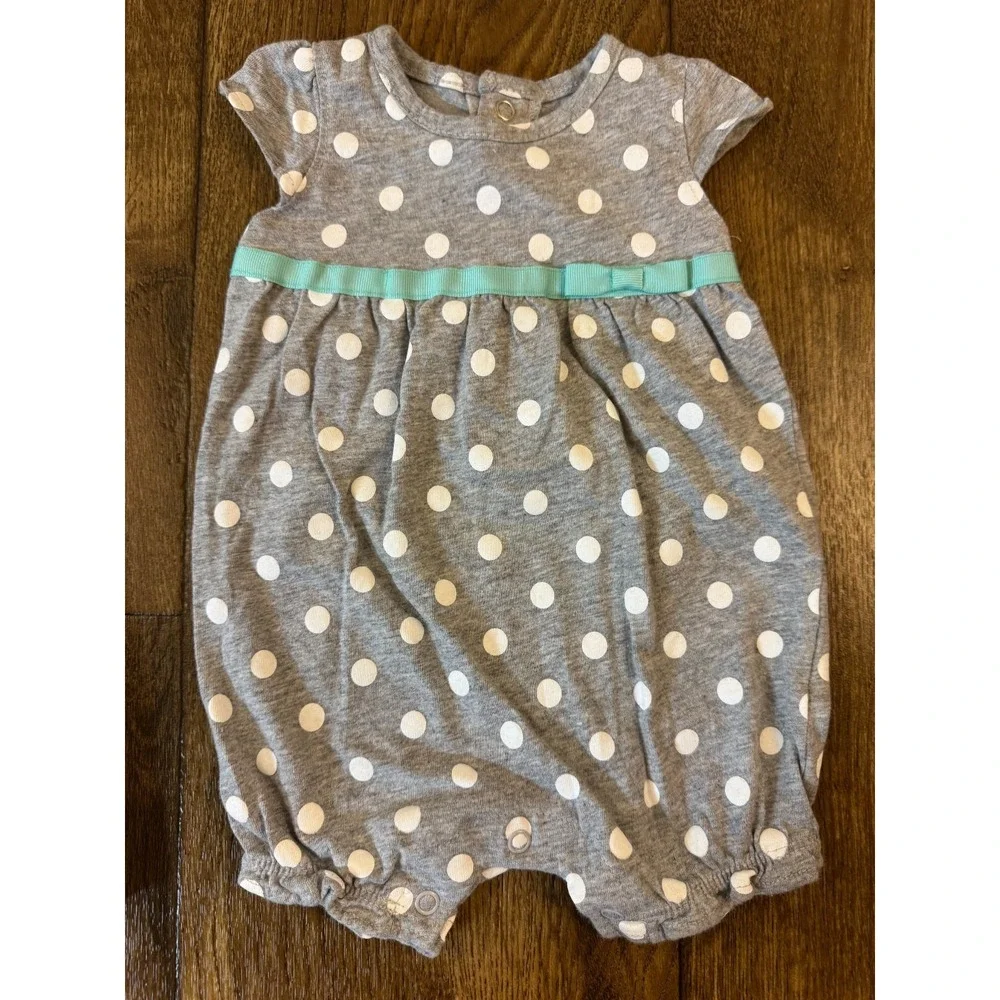 Baby Girl Summer 0/3 Months 1 Piece Outfits Lot Bundle Rompers Carter's Seahorse